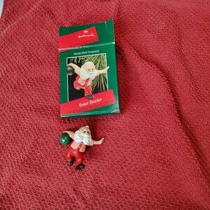 1988 Polar Bowler Hallmark Ornament In Box- Retired